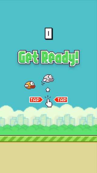 像素鸟（Flappy Bird）截图_2