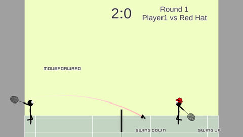 火柴人打羽毛球 1.0 安卓版截图_1