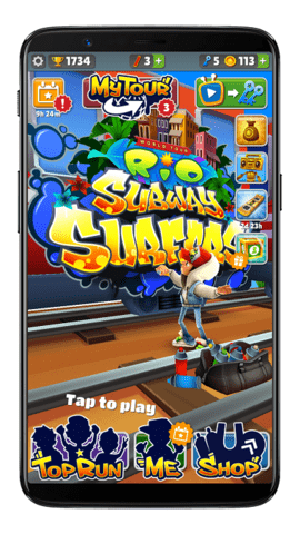 subway surf英文国际破解版 1.82 安卓版截图_2