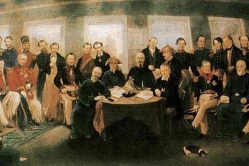 鸦片战争签订的条约是什么（第一次鸦片战争《南京条约》，第二次鸦片战争《天津条约》、《北京条约》和《瑷珲条约》）
