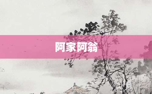 阿家阿翁