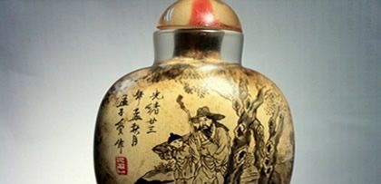 汉族传统手工艺品，内画鼻烟壶图片大全