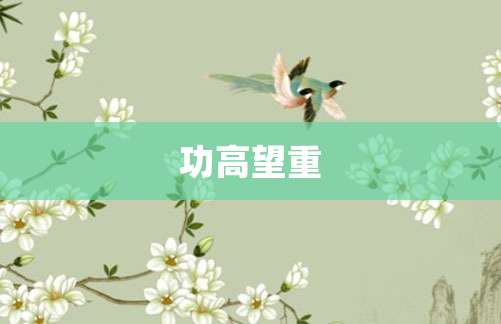 功<a href=/renwu/1588.html target=_blank class=infotextkey><a href=/renwu/41402.html target=_blank class=infotextkey>高望</a></a>重